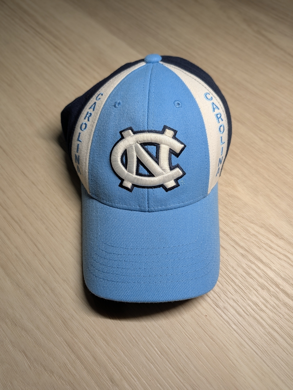 Top of the World UNC Tar Heels Interlocking NC Baseball Hat Cap Light Blue